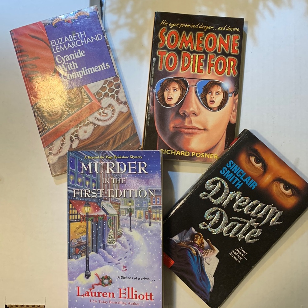 Mystery books set of 4